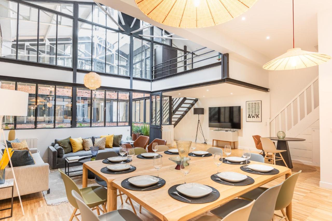 Ferienwohnung Fantastic Architect Loft For 10 Guests Near Metro Paris Exterior foto