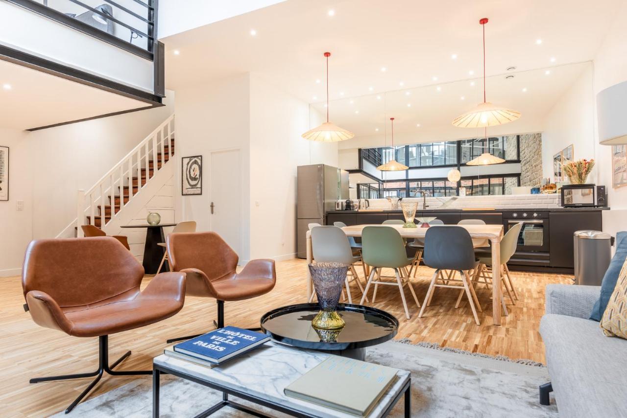 Ferienwohnung Fantastic Architect Loft For 10 Guests Near Metro Paris Exterior foto