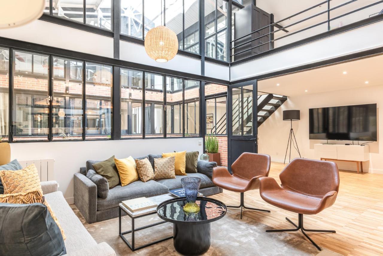 Ferienwohnung Fantastic Architect Loft For 10 Guests Near Metro Paris Exterior foto