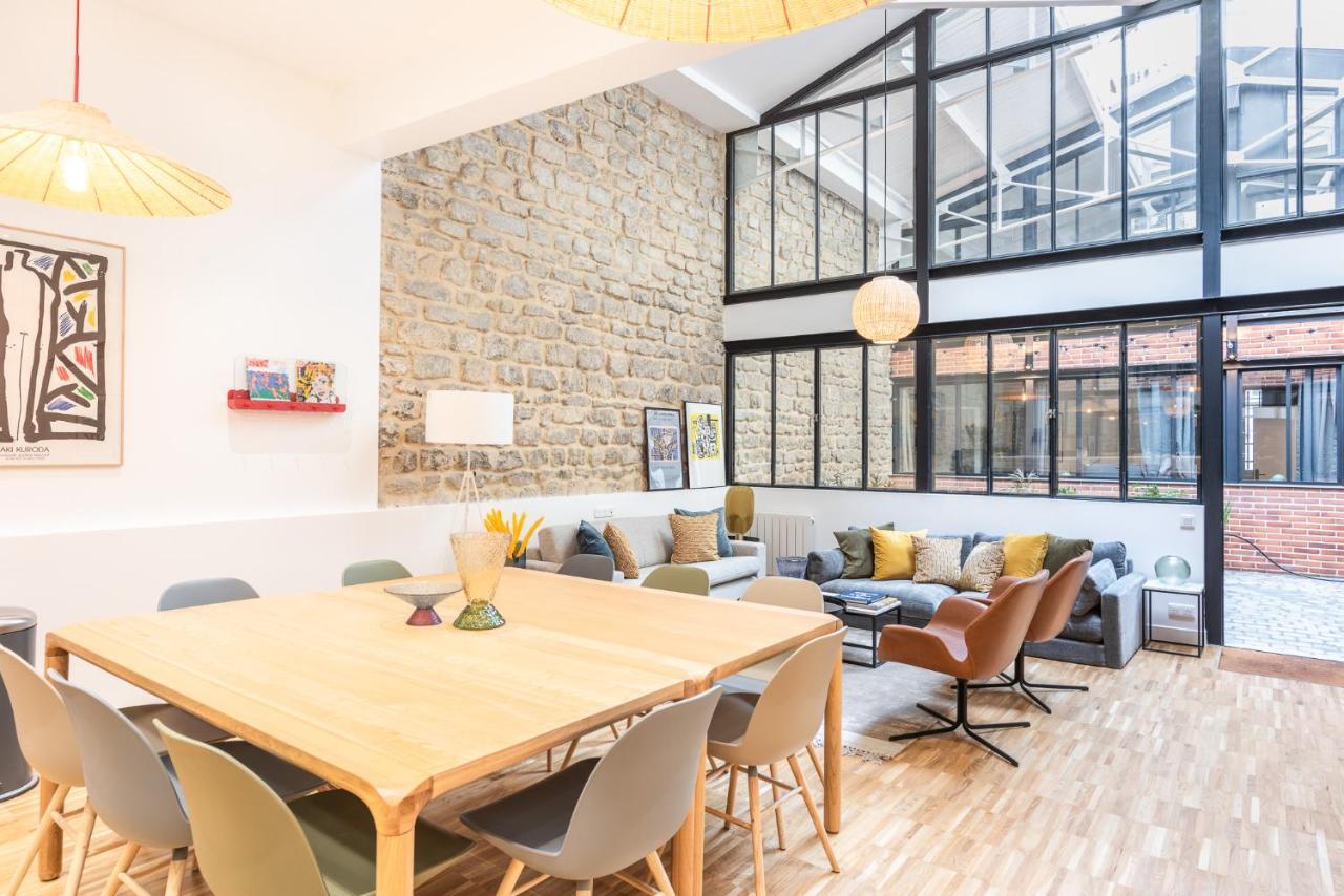 Ferienwohnung Fantastic Architect Loft For 10 Guests Near Metro Paris Exterior foto