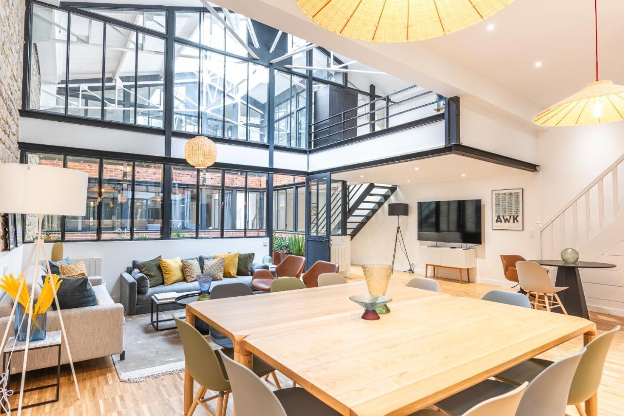 Ferienwohnung Fantastic Architect Loft For 10 Guests Near Metro Paris Exterior foto